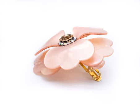 Заколка пион